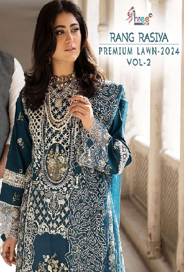 RANG RASIYA PREMIUM LAWN -24 vol -2 Shree
